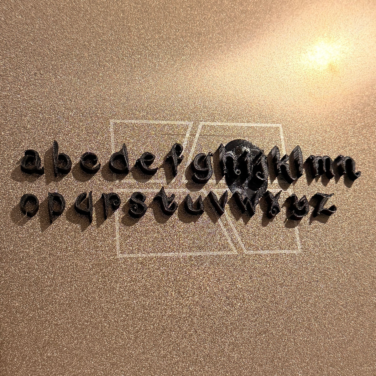 Coraline’s Cat 1/2 inch alphabet