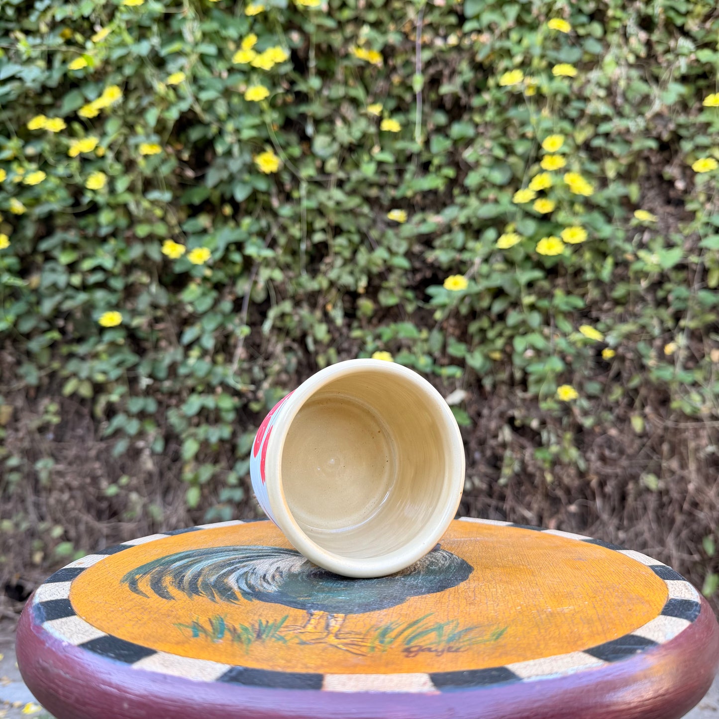 Japanese landscape cup