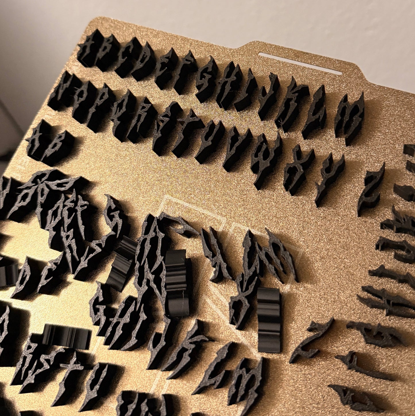 Gorewild alphabet 1/2 inch