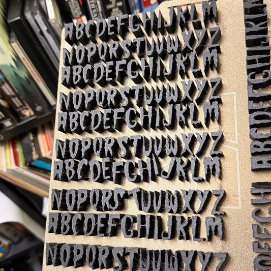 The Cramps Alphabet 1 inch