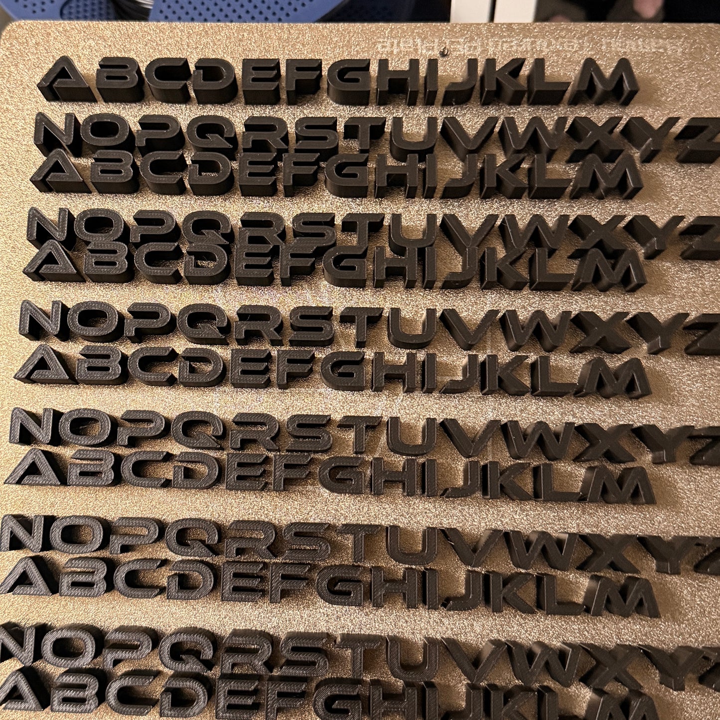 Ethnocentric font 3/4 inch