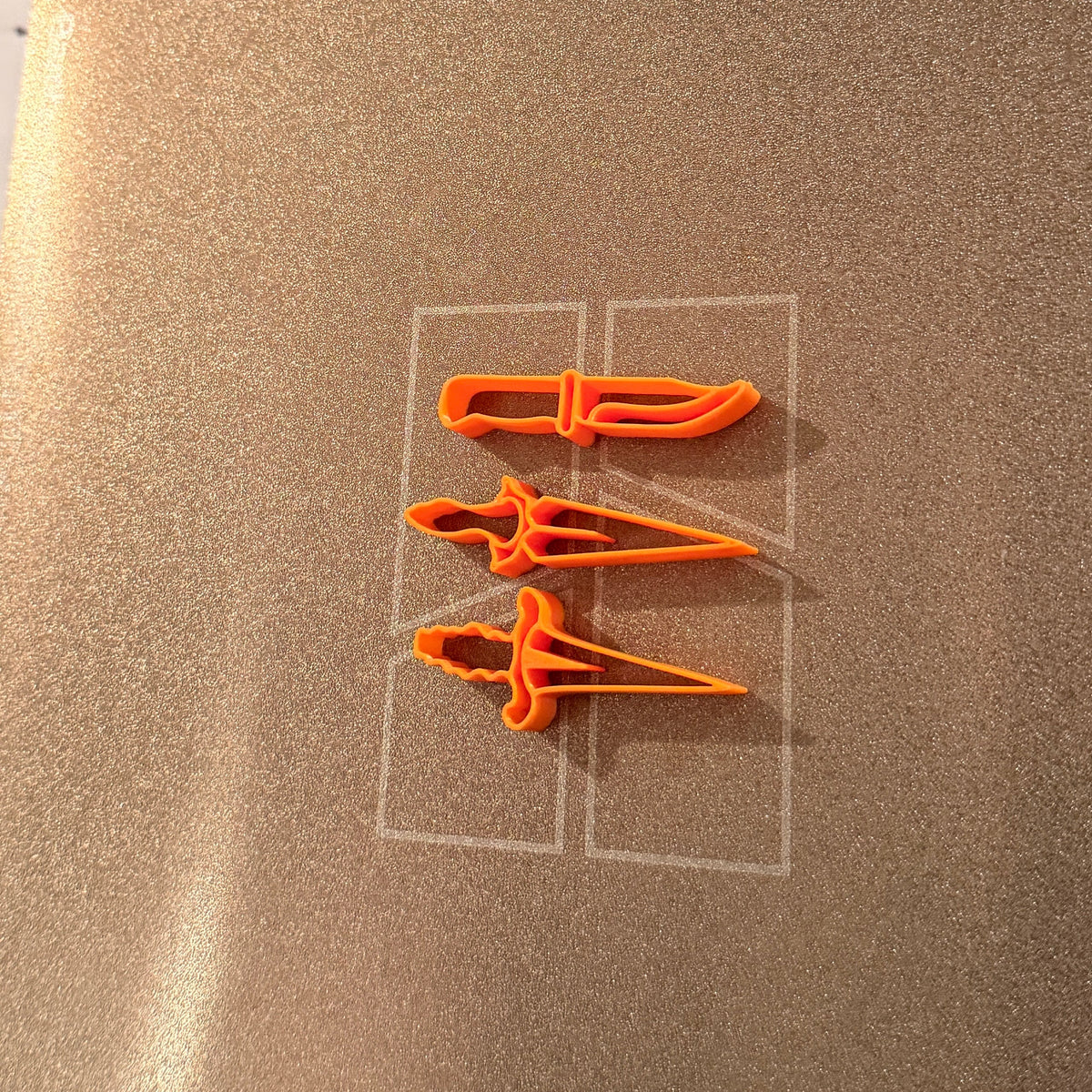 Knife stencil set 2 inch