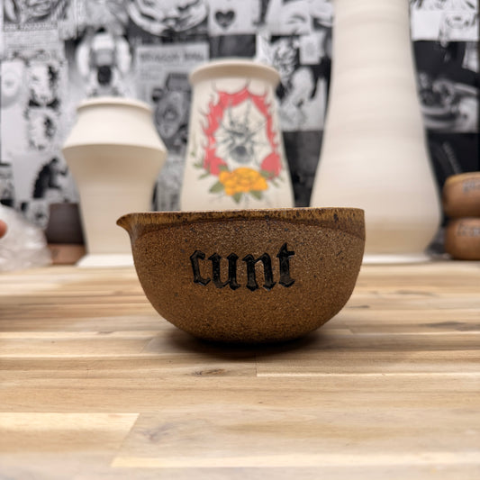Cunt matcha bowl