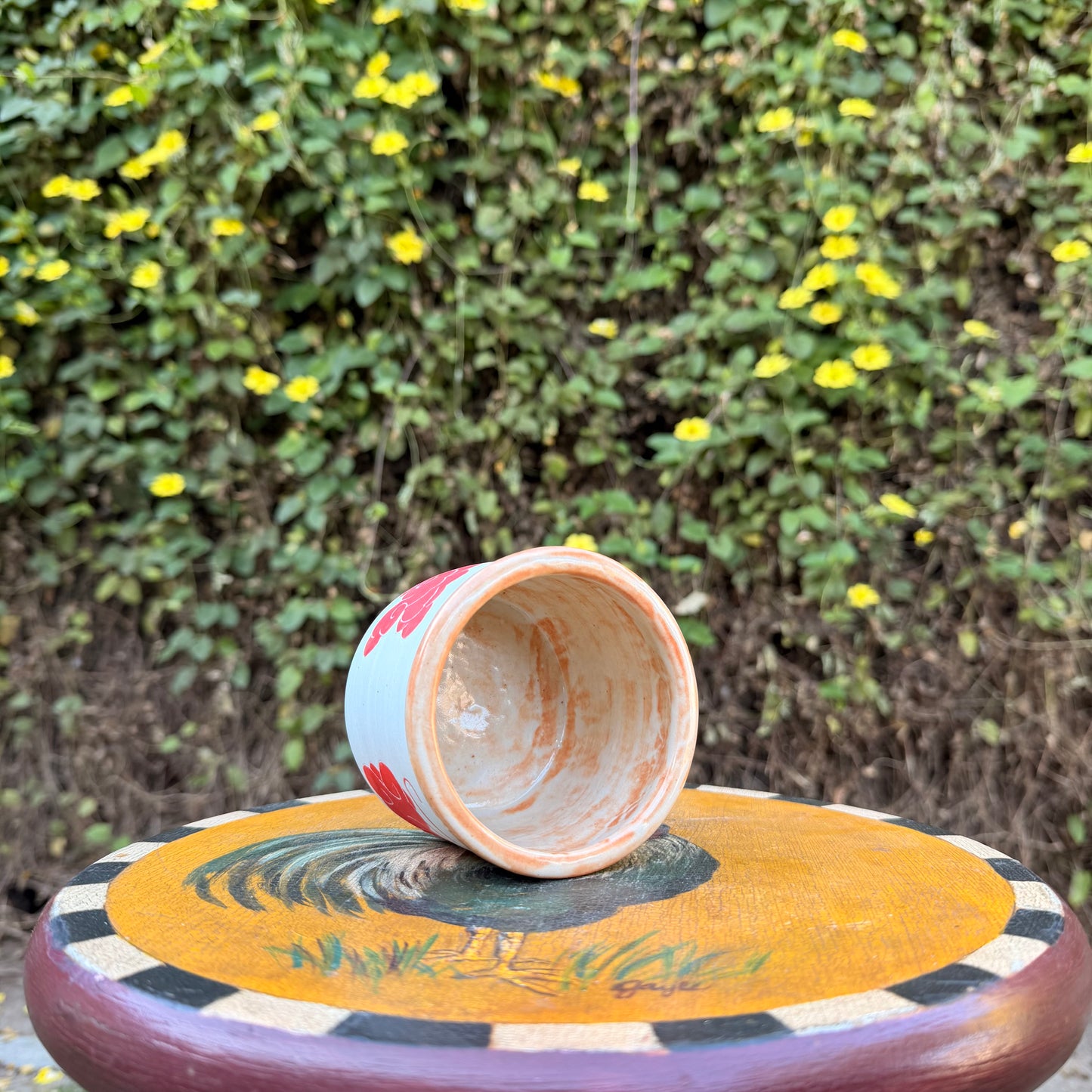 Japanese red cloud cup