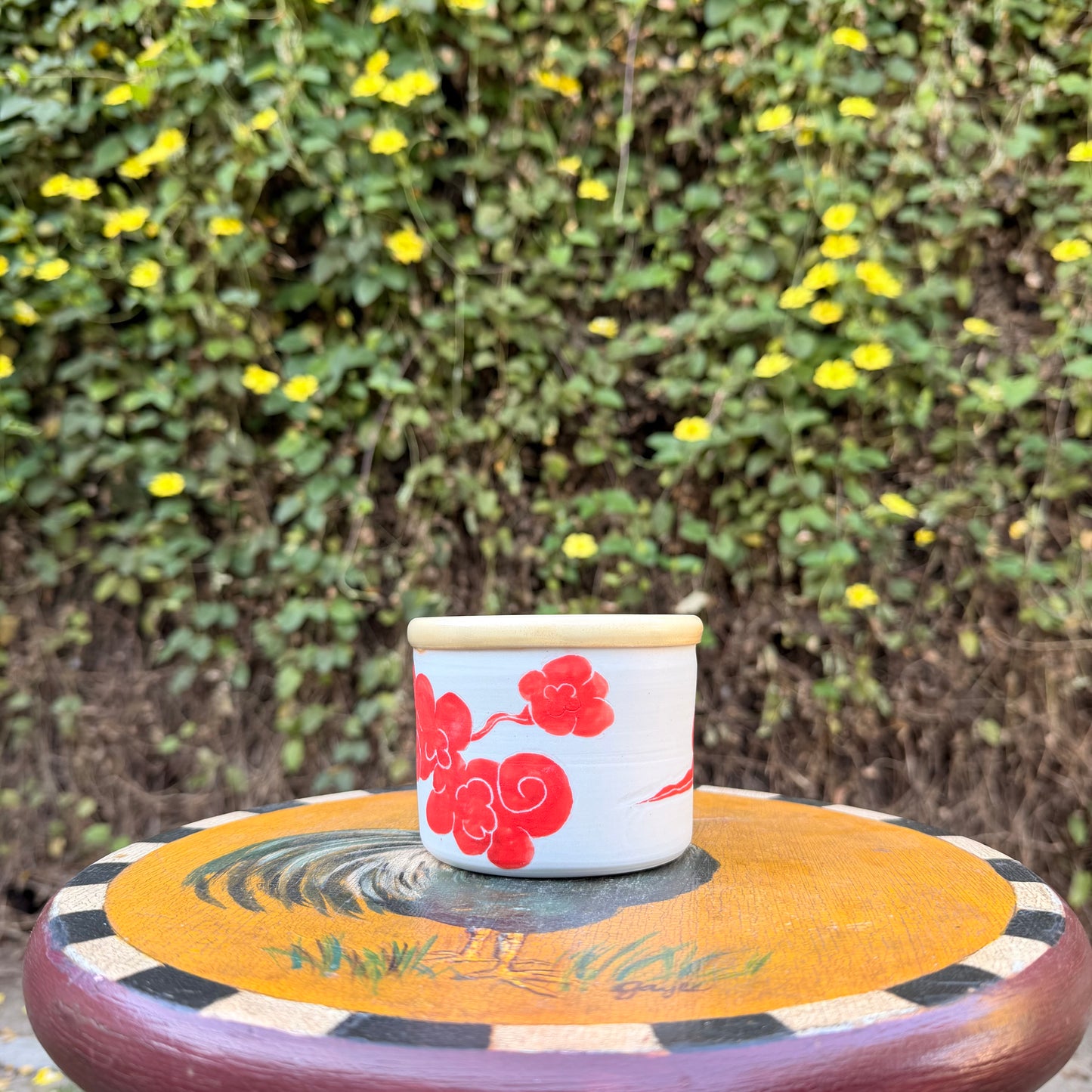 Japanese landscape cup