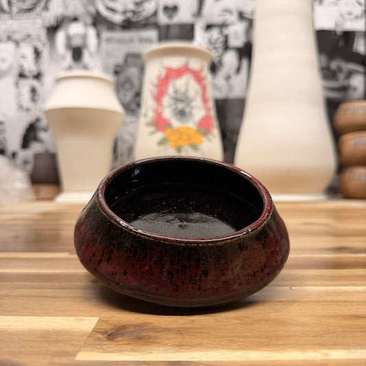 Cranberry pet bowls